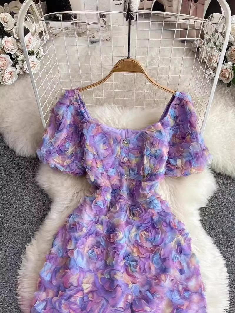 Pankh Naim 3d Flower Luxury Short Beautiful Dress