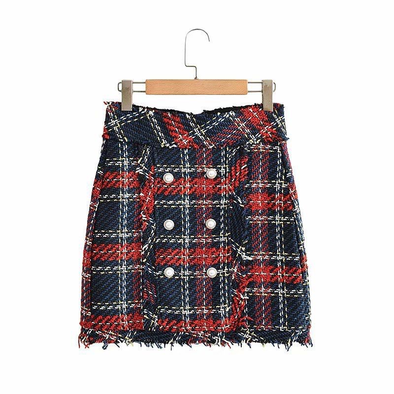 Pankh Hydro Tweed Mini Skirt