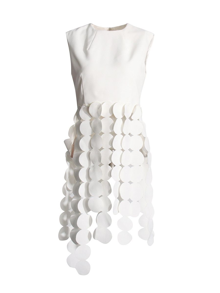 Pankh Tace  Round-Neck Laser Coin Vest Top