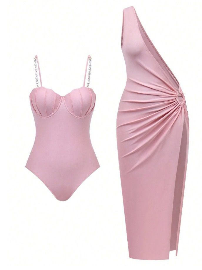 Pankh Eva Monokini With One Of Shoulder Cover-Up