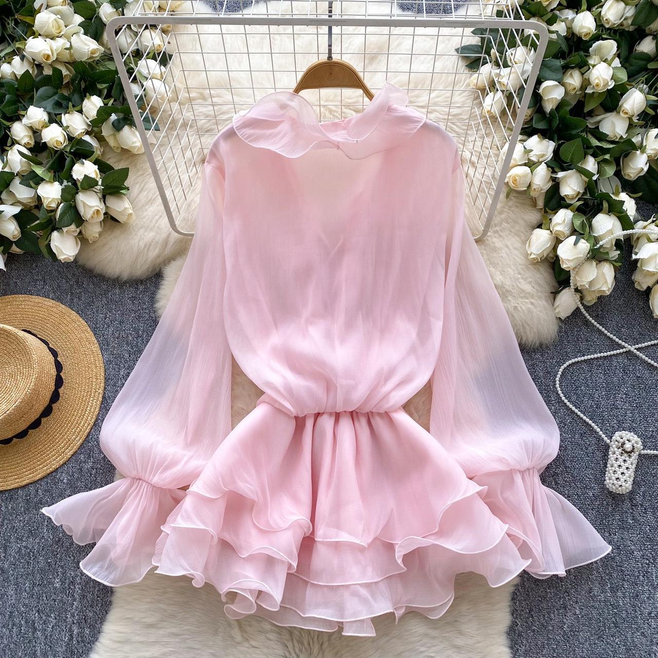 Pankh Lydie Elegant Flower Casual Mini Dress