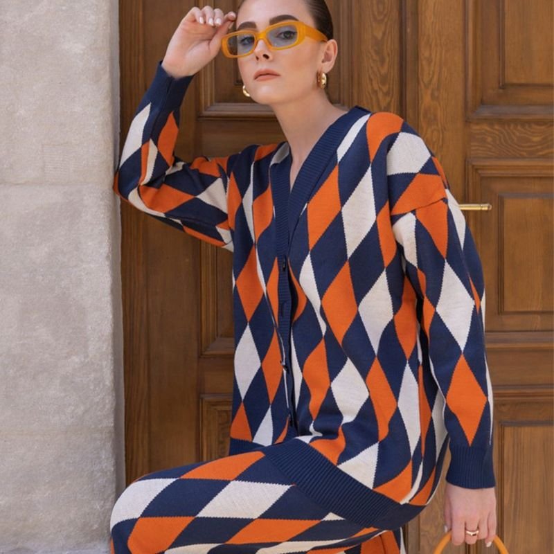 Pankh Gontho Checkered Coord