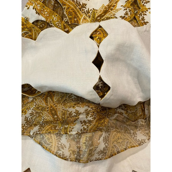 Pankh Kairo Printed Cut Out Floral Skirt