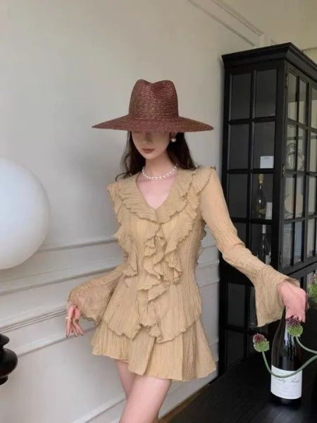Pankh Bonita Princess Chiffon Ruffle Coord Set