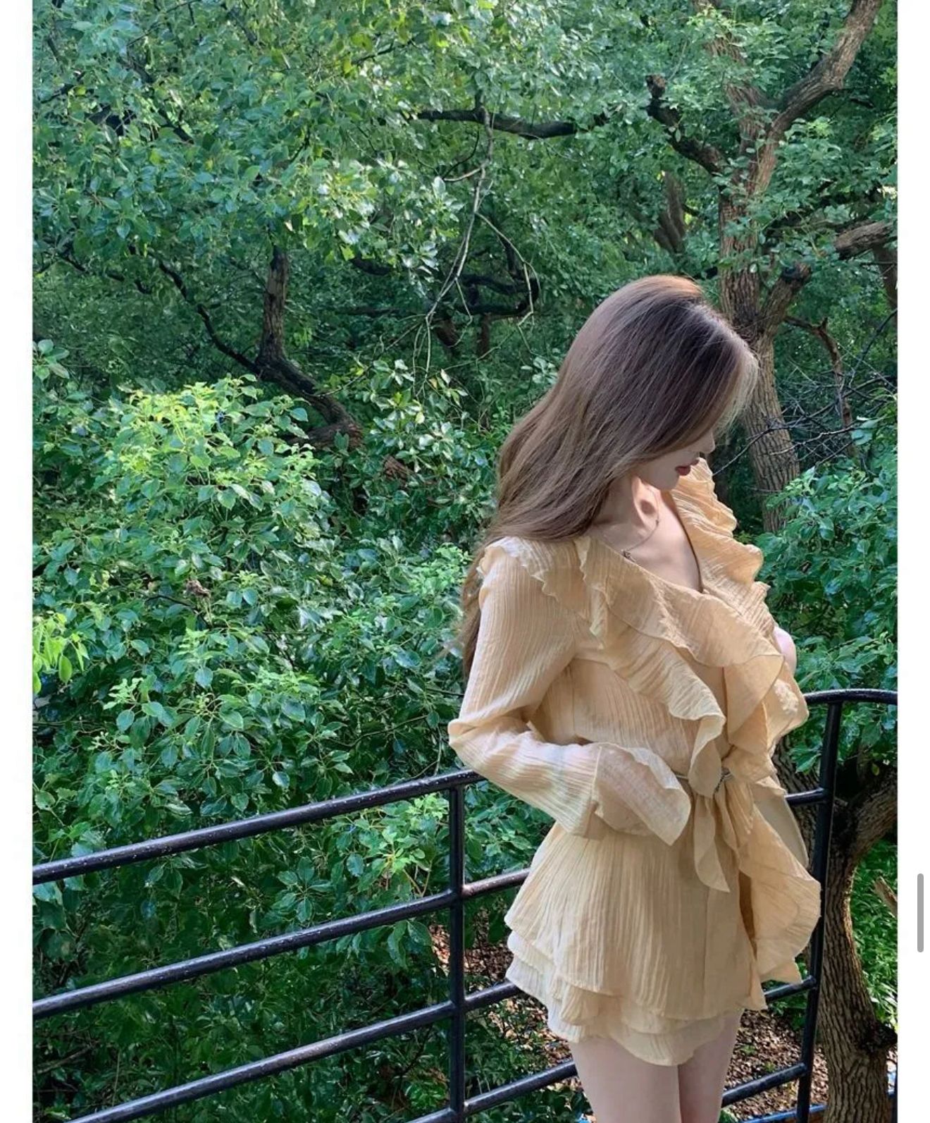 Pankh Bonita Princess Chiffon Ruffle Coord Set