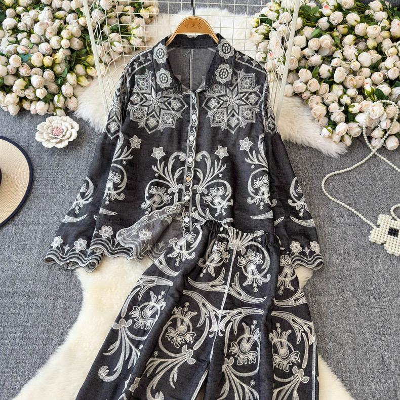 Pankh Edlin Cotton Embroidered Coord Set