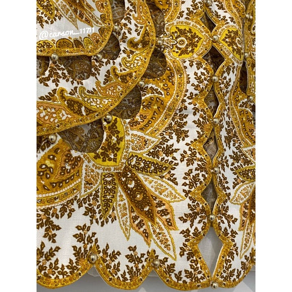 Pankh Kairo Printed Cut Out Floral Skirt