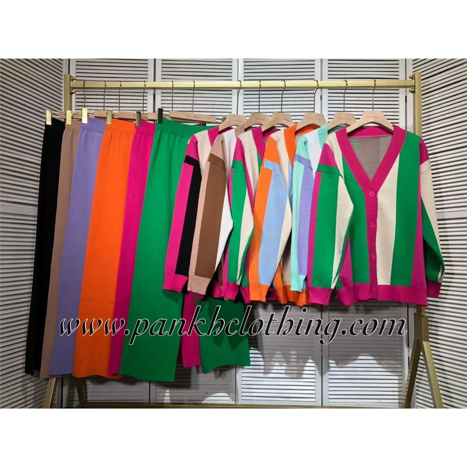 Pankh Dexter Multicolor Knit Coord