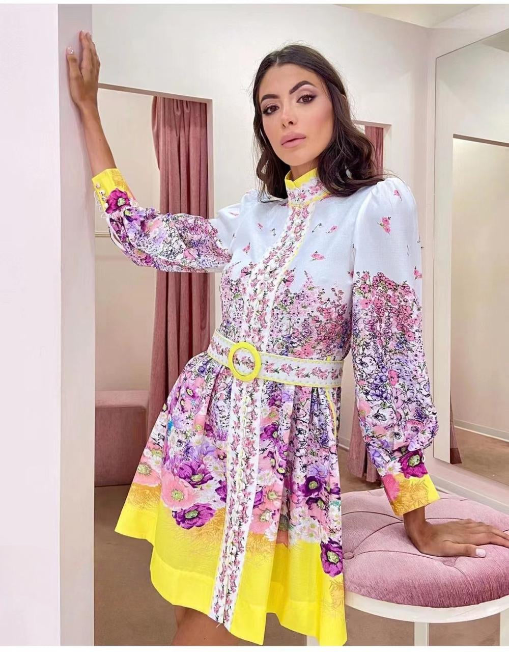 Pankh Cassidy  Floral Printed Casual Dress