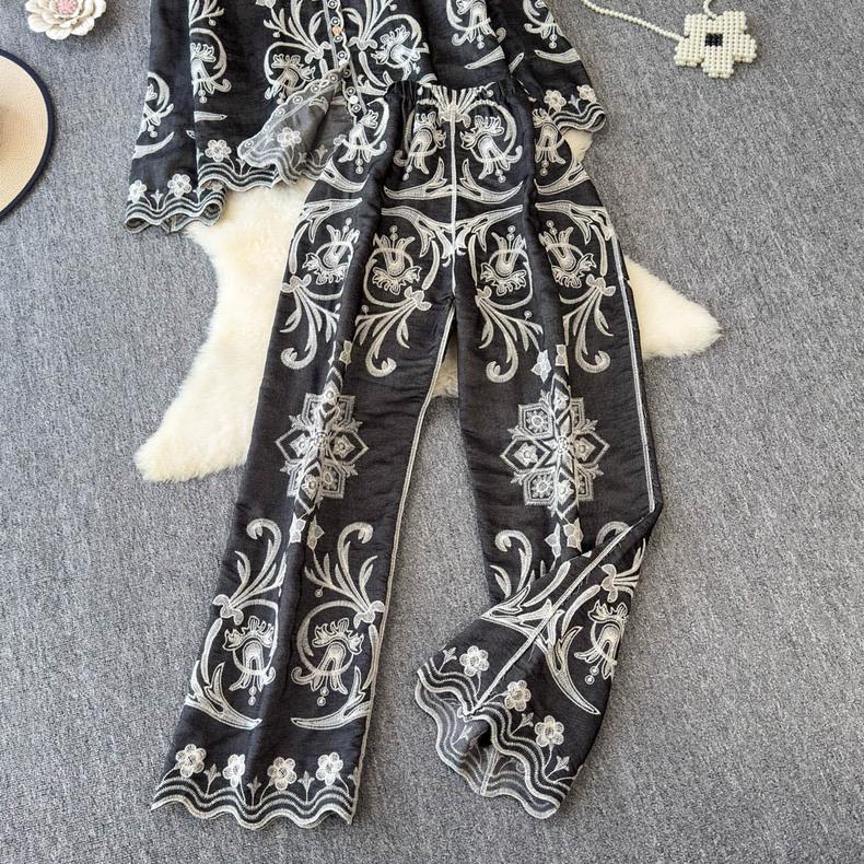 Pankh Edlin Cotton Embroidered Coord Set