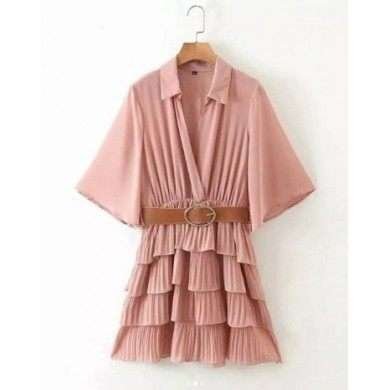 Parsha Ruffle Dress