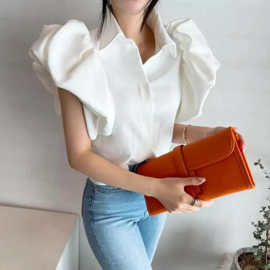Natalia Balloon Sleeve Shirt
